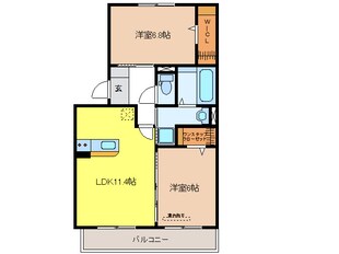 フィオーレ桜の物件間取画像